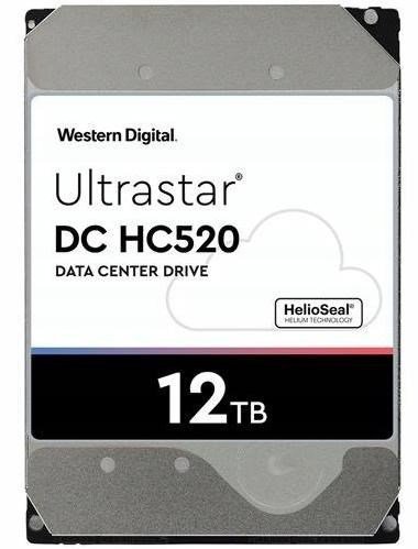 Dysk serwerowy HDD Western Digital Ultrastar DC HC520 (He12) HUH721212ALE600 (12 TB; 3.5&quot;; SATA III)