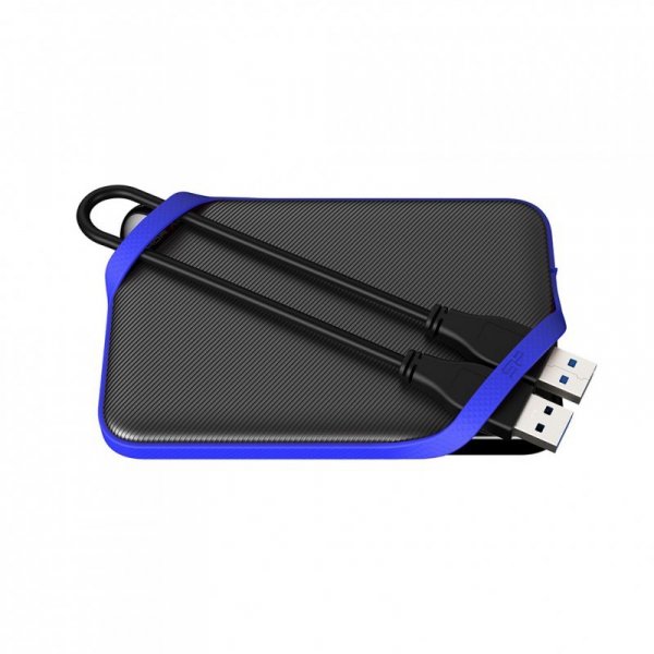 Dysk zewnętrzny HDD Silicon Power A62 Game Drive (1TB; 2,5&quot;; USB 3.2; 5400 obr/min; Blue; SP010TBPHD62SS3B)