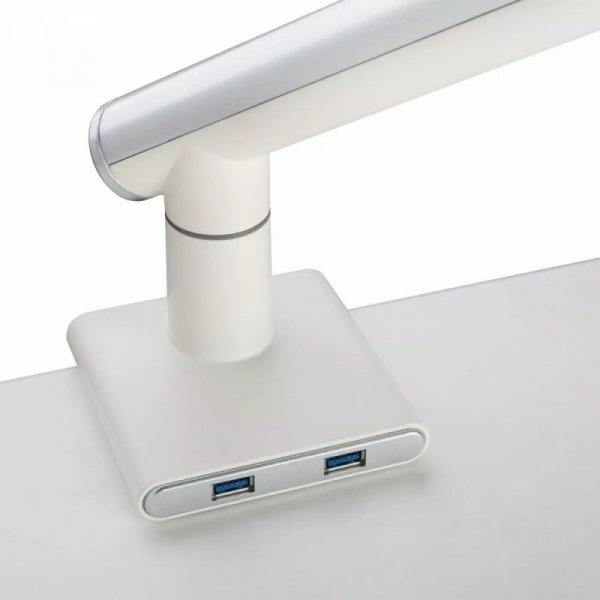 Uchwyt biurkowy gazowy do 1 monitora LED/LCD 17-32&quot; L-19GD ART (2-9kg 2xUSB 3.0 PREMIUM ALU)