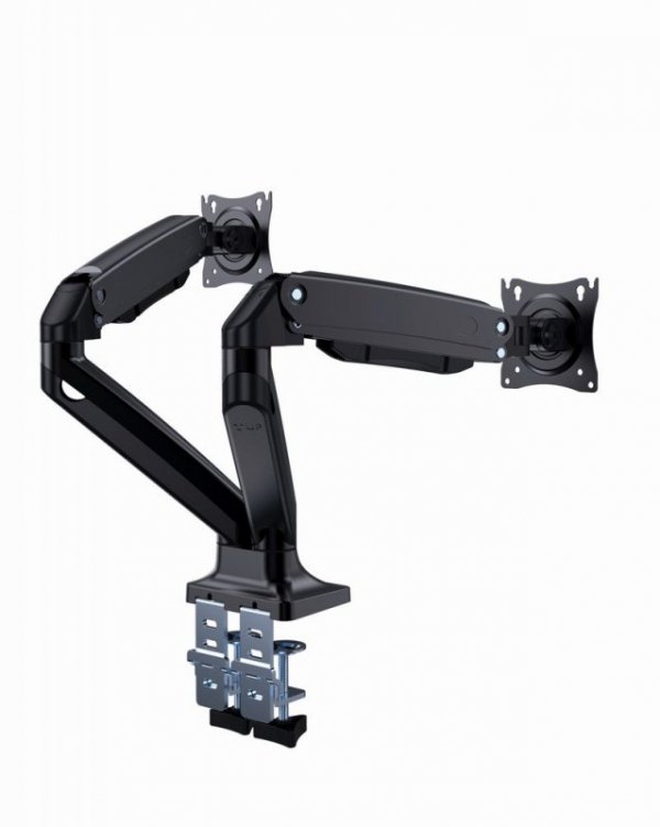 GEMBIRD BIURKOWE REGULOWANE RAMIĘ NA 2 MONITORY 17&quot;-35&quot; DO 10KG