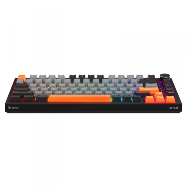 Savio Klawiatura magnetyczna ASTRAL Black OUTEMU White Jade Magnetic RGB 3 kolory keycapów