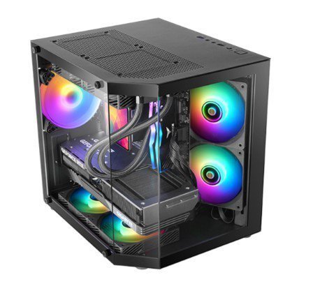 TACENS Obudowa MARS MC-3TLITE BLACK mATX