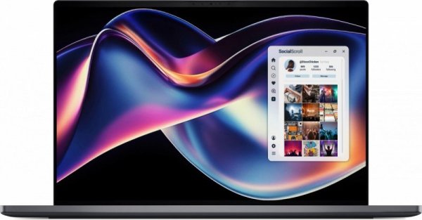 Dell Laptop XPS 16 DA16260 Win11Pro Core Ultra X7 358H/32GB/2TB/16 TOUCH/3,2K/Intel Arc/FgrPr/Cam/Mic/Backlit Kb/3 Cell/3Y ProSupport