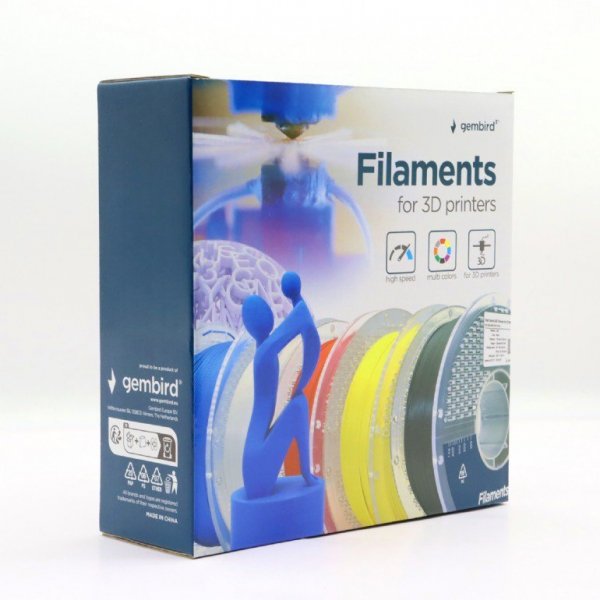 Gembird Filament ABS High Speed, 1,75 mm, 1 kg, czarny