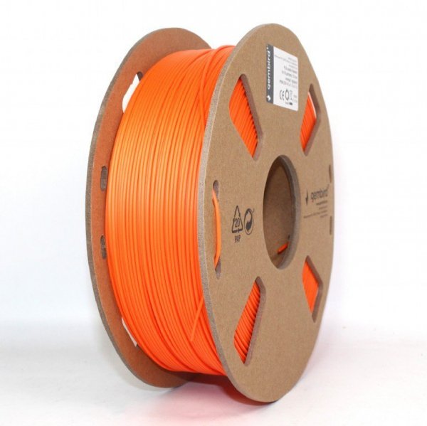 Gembird Filament PLA, 1.75 mm, 1 kg, pomarańczowy