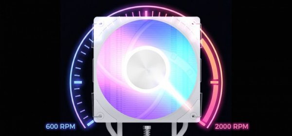 MODECOM Chłodzenie powietrzne Volcano 0C T721 ARGB 120 białe