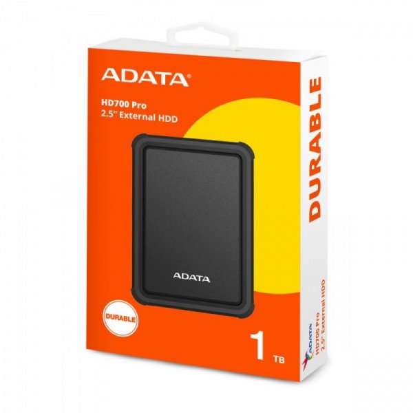 Adata Dysk twardy Durable HD700 Pro 1TB USB3.2 czarny