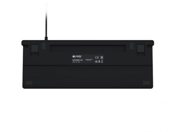 Natec Klawiatura Fury Kanabo K2 US czarno-szara, podświetlenie