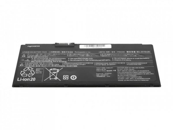 Movano Bateria FPB0338S do Fujitsu LifeBook U758 - 3490 mAh (50 Wh)
