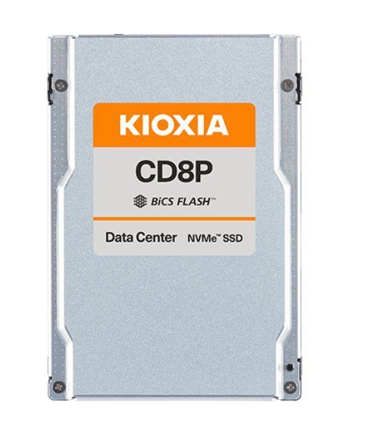 Kioxia Dysk SSD CD8P-V 6400GB U.2 NVMe Gen.5 1x4 DWPD 3 3D TLC BiCS Flash Data Center NVMe non-SED SIE PLP
