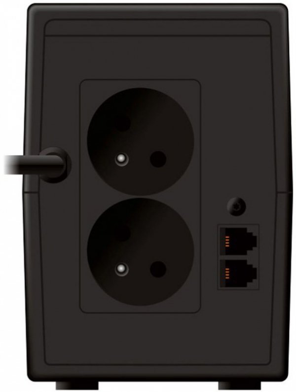 PowerWalker Zasilacz awaryjny UPS LINE-INTERACTIVE 850VA 2X 230V PL OUT, RJ11 IN/OUT, USB
