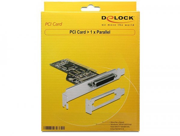 Delock Gniazdo LPT(DB25) na PCI + Low profile