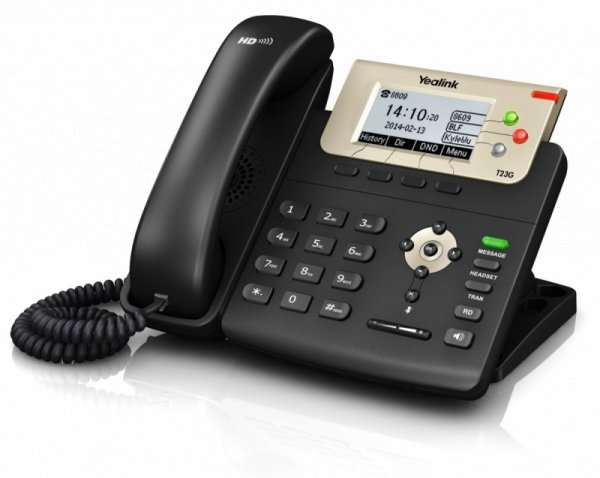 Yealink Telefon VoIP T23G PoE - 3 konta SIP