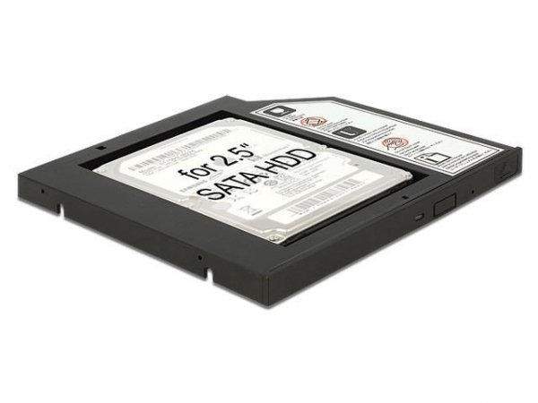 Delock Adapter Slim CD/HDD ramka 5.25&#039;&#039; na 2.5&#039;&#039; 9.5mm
