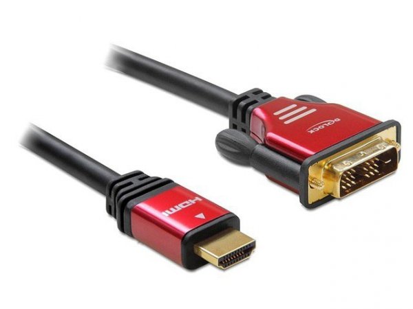 Delock Kabel DVI-D(18+1)(M) -&gt; HDMI(M) 3m