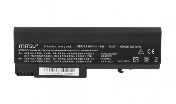 Mitsu Bateria do HP 6530b, 6735b, 6930p 6600 mAh (73 Wh) 10.8 - 11.1 Volt