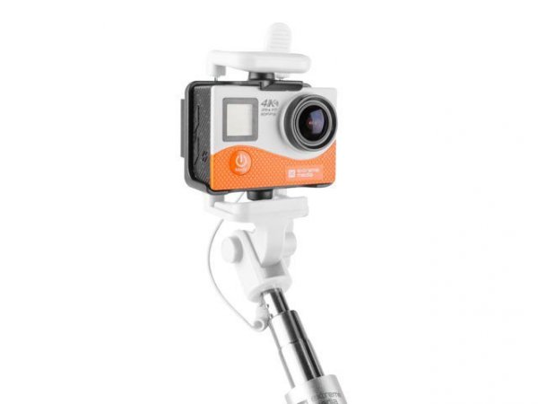 NATEC Selfie stick Monopod przewodowy biały SF-20W