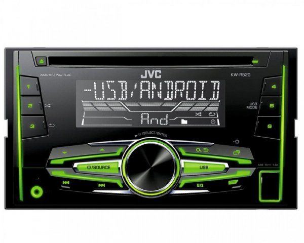 JVC Radio samochodowe USB AUX KWR-520