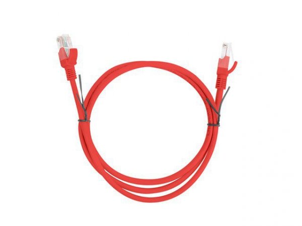 Lanberg PATCHCORD KAT.5E 1M CZERWONY FLUKE PASSED LANBERG