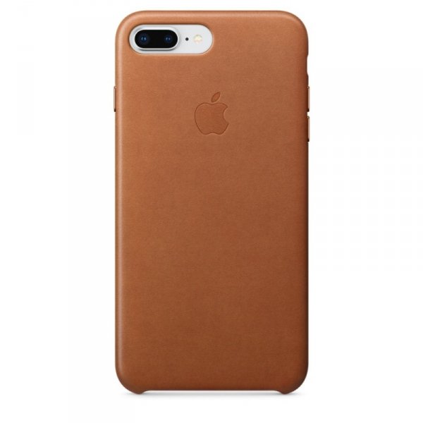 Apple iPhone 8 Plus / 7 Plus Leather Case - Saddle Brown