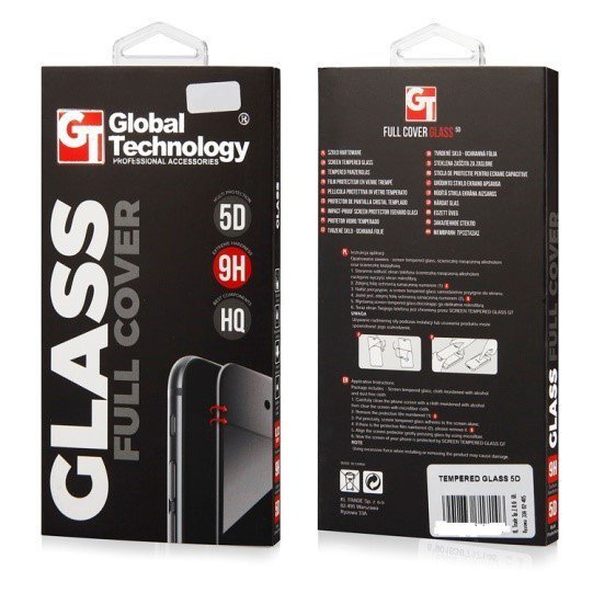 Global Technology TEMPERED GLASS 5D iPhone 6/6s 4.7&quot; czarny