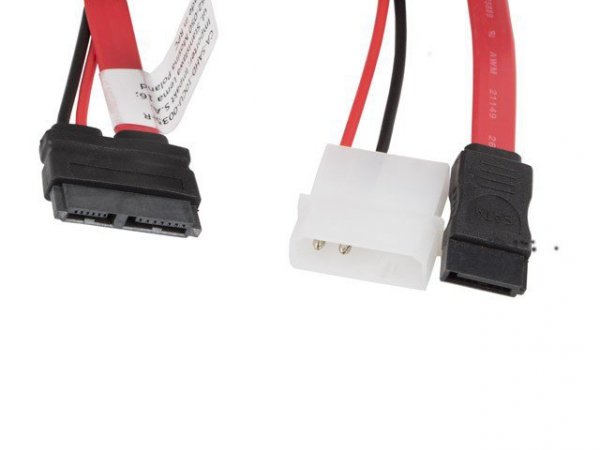 Lanberg Kabel SATA III - Micro SATA + zasilanie Molex dla dysków 1.8&#039;&#039;