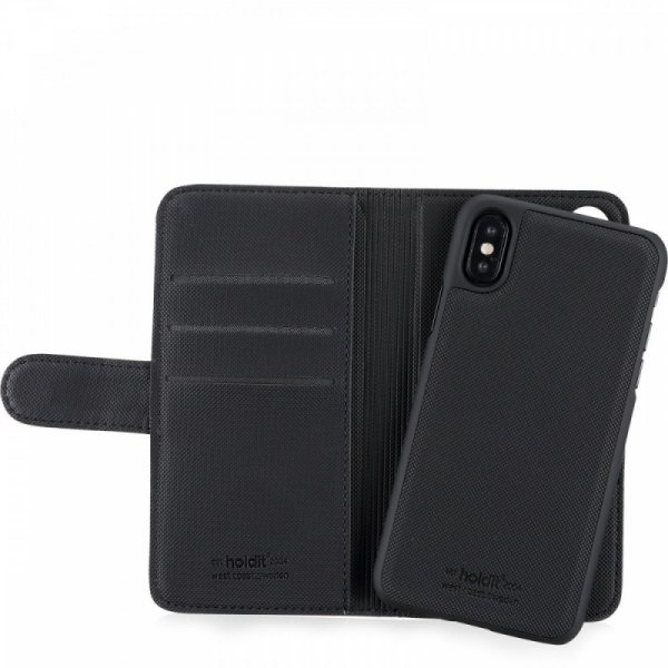 Holdit Walletcase magnetic iPhone X brązowy