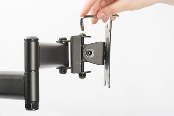 Digitus Stojak biurkowy poczwórny, 4xLCD, max. 27&quot;, max. obciążenie 8kg, uchylno-obrotowy 360° (PIVOT)
