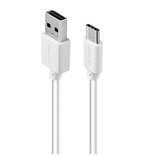 ACME Europe Kabel TypC (M) - USB Typ A(M) CB1041W 1m biały