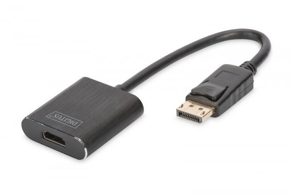 Digitus Konwerter/adapter audio-video DisplayPort 1.4 do HDMI 2.0, 4K 60Hz UHD HDR, z audio