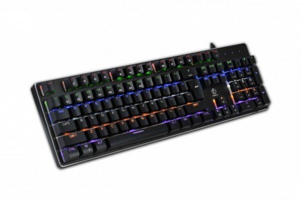 Rebeltec Klawiatura mechaniczna Imperator USB pełnowymiarowa 104 klawisze Outemu blue swich