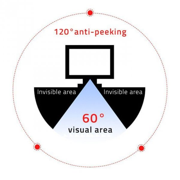 Qoltec Filtr prywatyzujący RODO | 13.3 cali | 16:9