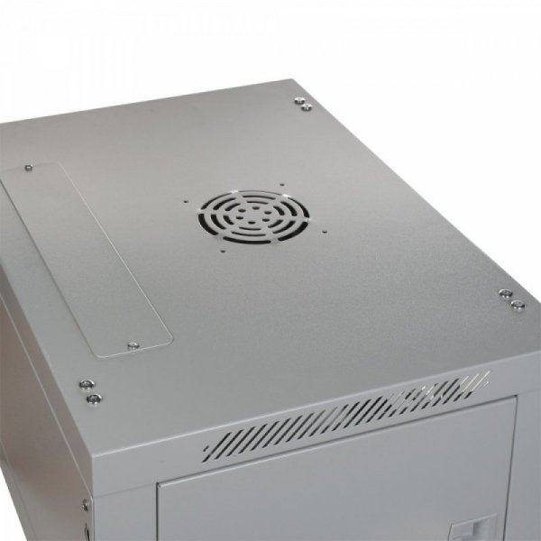 Digitus Szafa sieciowa wisząca 19 cali 9U rack 600x600, drzwi szyba, niedzielona, niezłożona, Szara