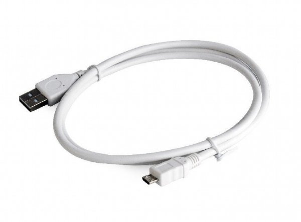 Gembird Kabel micro USB2.0 AM-MBM5P/10cm/biały