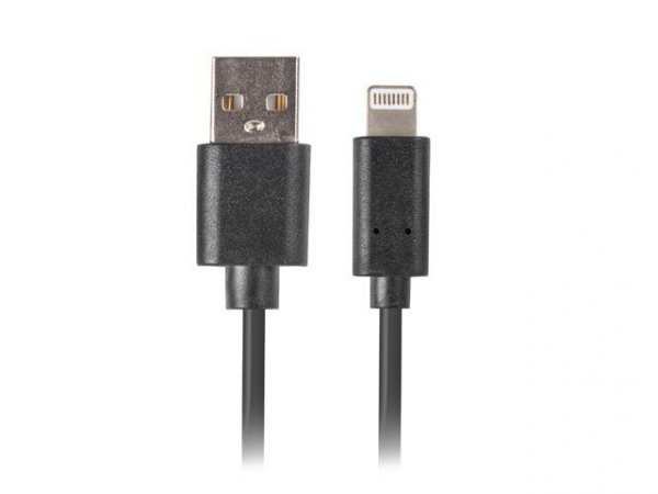 Lanberg Kabel Lightning - USB-A M/M 3m czarny