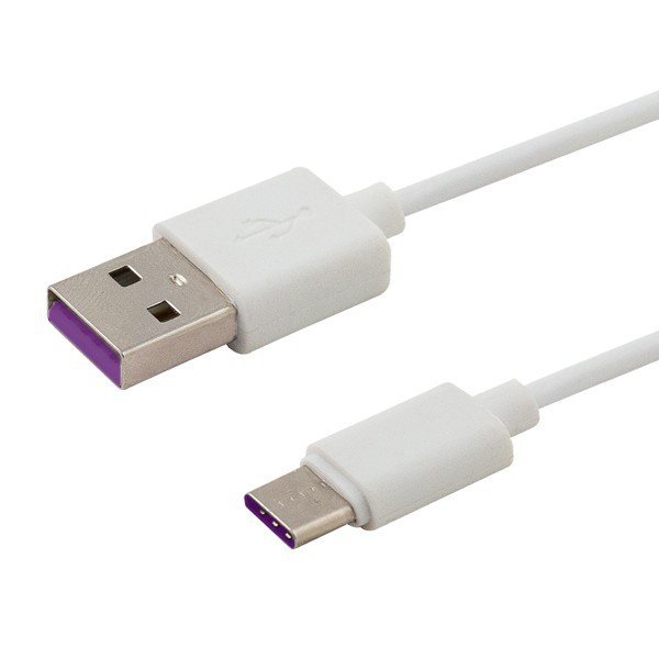 Elmak Kabel USB - USB typ C Quick Charge, 5A, 1m SAVIO CL-126