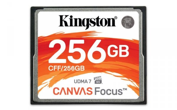 Kingston Karta pamięci CompactFlash Canvas Focus 256GB 150R/130W UDMA7 VPG-65