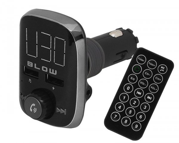 BLOW Transmiter FM Bluetooth 4.2 + ładowarka 2,4A