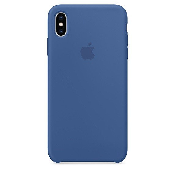 Apple Etui silikonowe iPhone XS Max - delftyjski błękit