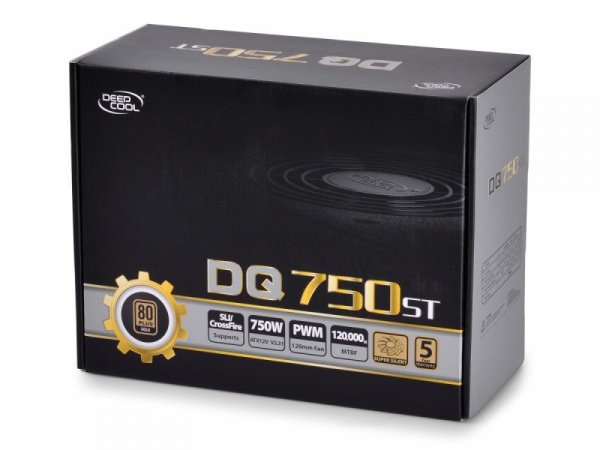 Deepcool Zasilacz ATX DQ750ST 750W certyfikat GOLD