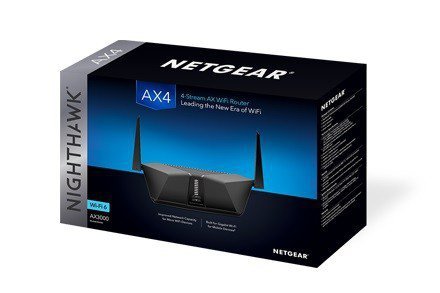 Netgear Router Nighthawk AX4 AX3000 4-Stream 4 LAN 1 WAN 1 USB