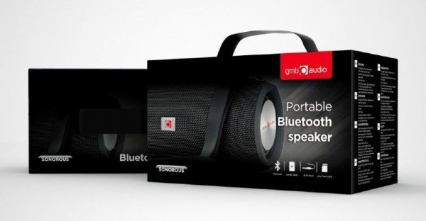 Gembird Głośnik bluetooth/mikrofon/czarny