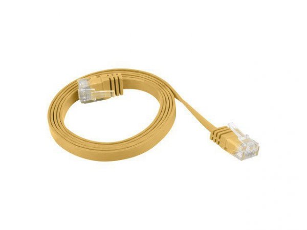 LANBERG Patchcord kat. 5e FLAT 0.5m pomarańczowy PCUF5-10CC-0050-O