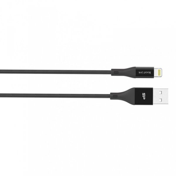 Silicon Power Kabel do ładowania Ipohne boost link LK30AL BLACK nylon