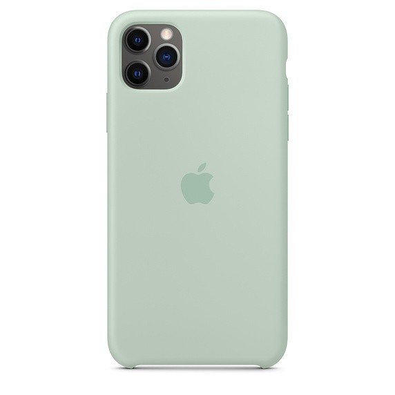 Apple Silikonowe etui do iPhone&#039;a 11 Pro Max - akwamaryna
