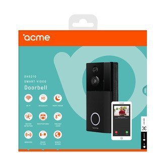 ACME Europe Wideodzwonek do drzwi bezprzewodowy Smart WiFi 720p SH5210