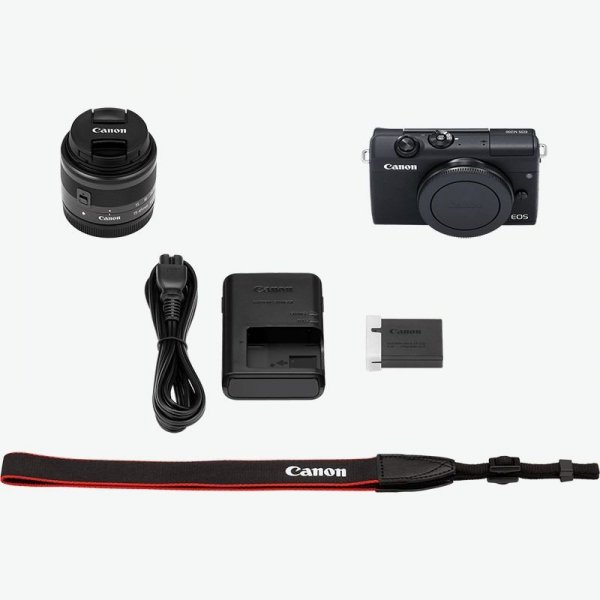 Canon Aparat EOS M200BK M15-45 EU26 3699C010