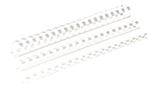 Fellowes Grzbiety plastikowe owalne 51mm biały, 50 sztuk