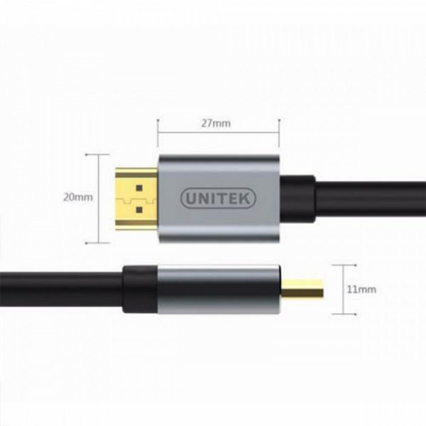 Unitek Kabel HDMI Premium 2.0, 10M, M/M; Y-C142LGY