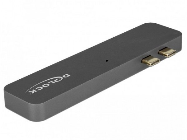 Delock Stacja dokująca dla Macbooka USB-C(M)-&gt;2X USB 3.1, HDMI,  1X THUNDERBOLT/CZYTNIK SD/MICROSD 5K